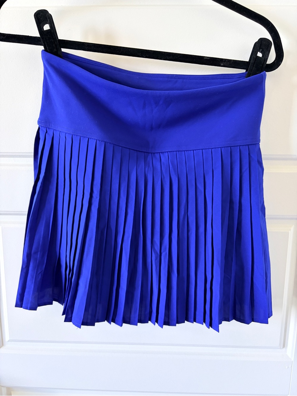 Fabletics Electric Blue Pleated Mini Skirt
